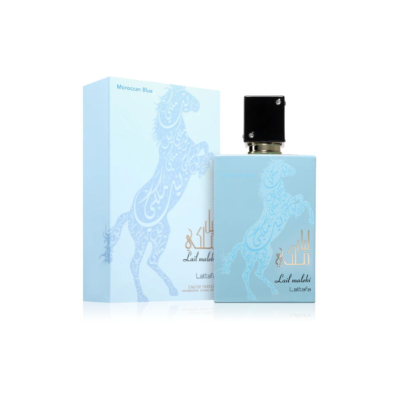 Lattafa Lail Maleki Moroccan Blue Eau de Parfum for Men