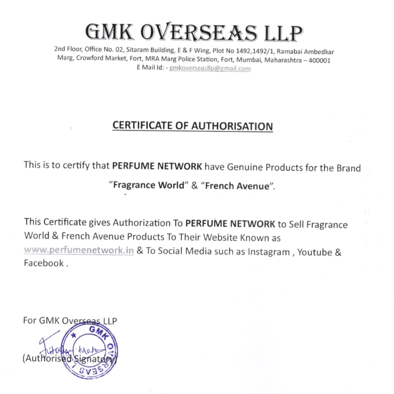 French Avenue Tobacco D'Feu Eau de Parfum for Men