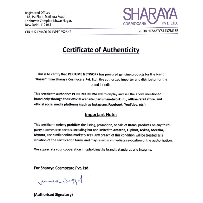 Rasasi Nafaeis Al Shagaf Pour Homme